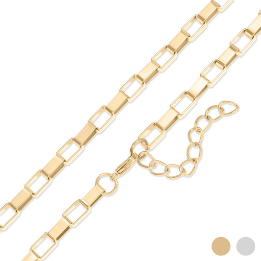 18K Gold PVD Chunky Paperclip Chain Necklace