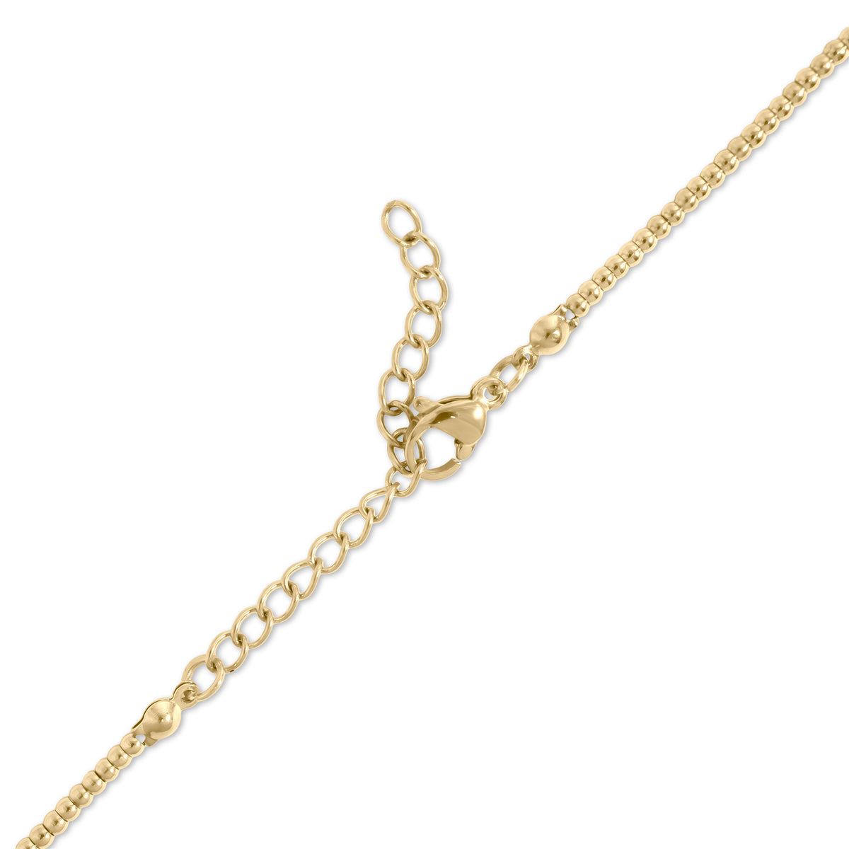 18K Gold PVD Beaded Necklace