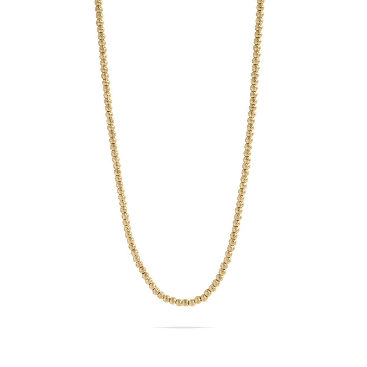 18K Gold PVD Beaded Necklace