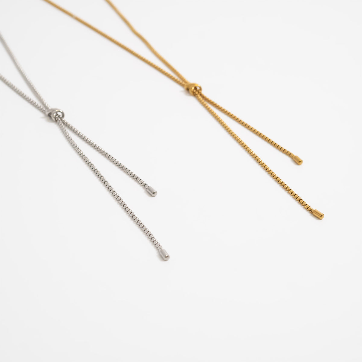 18K Gold PVD Bolo Necklace