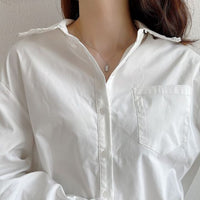 Irregular Peanut Shell 925 Sterling Silver Necklace