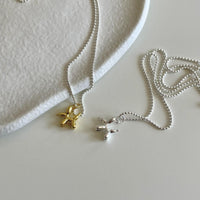Balloon Dog Sterling Silver Necklace