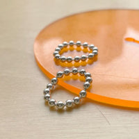 Fashion Beads Sterling Silver Ring