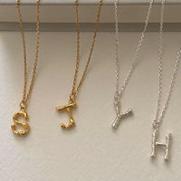 Letter A-Z 925 Sterling Silver Necklace