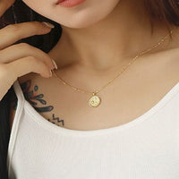 Gold Plated Cubic Zirconia Zodiac Necklace