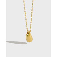 Sterling Silver Teardrop Pendant Necklace