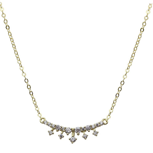 Sterling Silver Cubic Zirconia Necklace