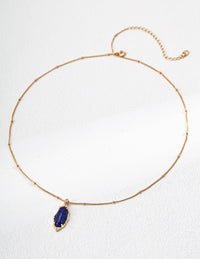 Sterling Silver Lapis Lazuli Necklace