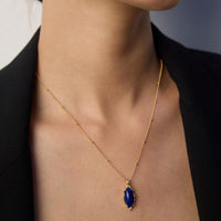 Sterling Silver Lapis Lazuli Necklace