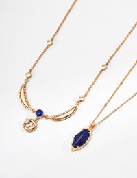 Sterling Silver Lapis Lazuli Necklace
