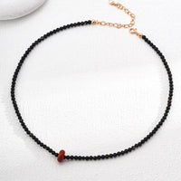 Black Agate Gothic Choker Necklace