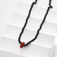 Black Agate Gothic Choker Necklace