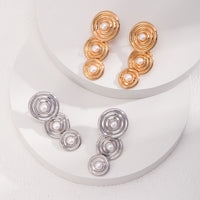 Sterling Silver Minimalist Pearl Earrings