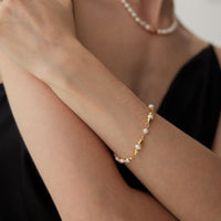 Sterling Silver Freshwater Pearl Bracelet