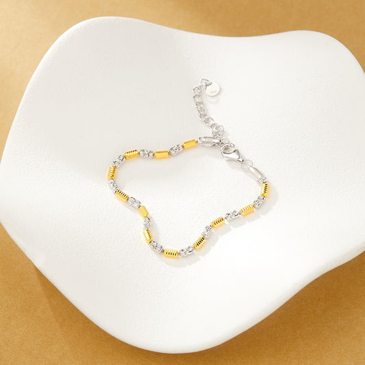 2.5mm Sterling Silver Bead Bracelet