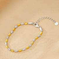 2.5mm Sterling Silver Bead Bracelet
