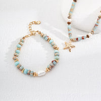 Sterling Silver Shoushan Stone and Freshwater Pearl Bracelet