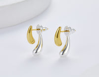 Sterling Silver Day and Night Drops Earrings