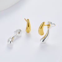 Sterling Silver Day and Night Drops Earrings