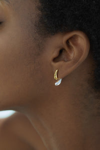 Sterling Silver Day and Night Drops Earrings