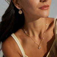 Sterling Silver Mother of Pearl Necklace