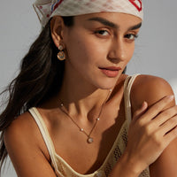 Sterling Silver Mother of Pearl Necklace