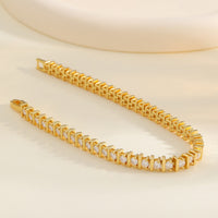 18K Gold Plated Sterling Silver Moissanite Bracelet