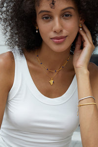 Sterling Silver Lapis Lazuli Choker Necklace