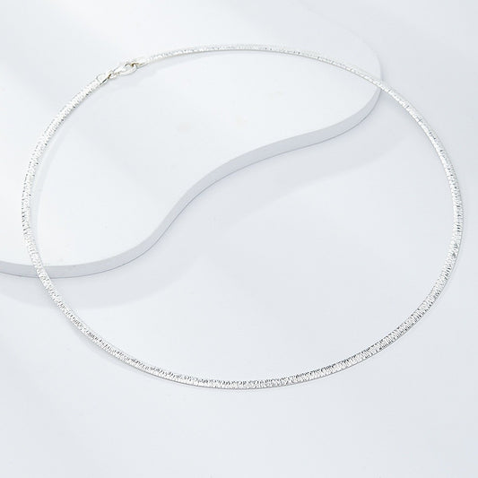 Braided Herringbone Chain Necklace