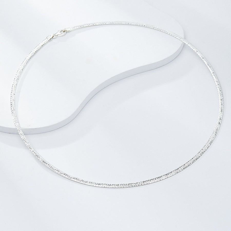 Braided Herringbone Chain Necklace