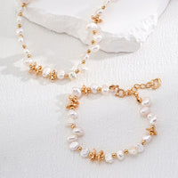 Sterling Silver Freshwater Pearl Cluster Bracelet
