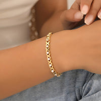 Moissanite Sterling Silver Bracelet