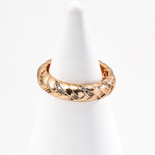 Adjustable Sterling Silver Cubic Zirconia Ring