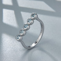 Natural Topaz Stellar Trail Ring
