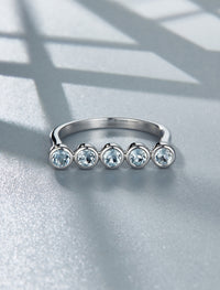 Natural Topaz Stellar Trail Ring
