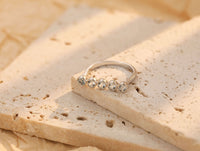Natural Topaz Stellar Trail Ring