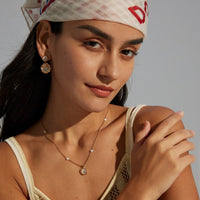Mother of Pearl French Earrings in Sterling Silver