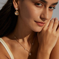 Mother of Pearl French Earrings in Sterling Silver