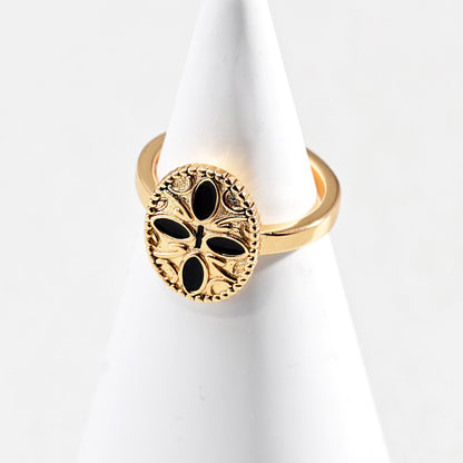18K Gold Plated Gothic Crown Ring