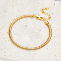 Sterling Silver 4mm Snake Chain Bracelet