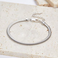 Sterling Silver 4mm Snake Chain Bracelet