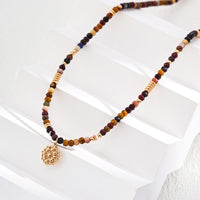 Sterling Silver Mookaite Gemstone Necklace