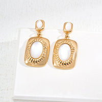 Gold Plated Sterling Silver Shell Earrings