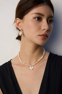 Gold Plated Sterling Silver Shell Earrings