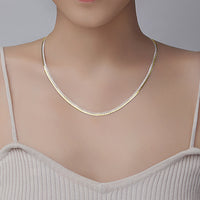 Sterling Silver Crafted Blade Cut Beaded Chain Necklace