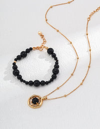 Sterling Silver Black Onyx Bracelet