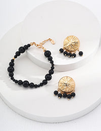 Sterling Silver Black Onyx Bracelet