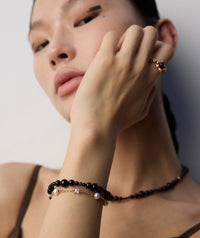Sterling Silver Black Onyx Bracelet
