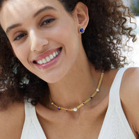 Sterling Silver Lapis Lazuli Earrings