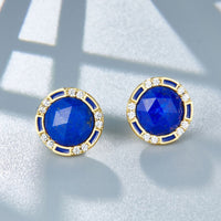 Sterling Silver Lapis Lazuli Earrings